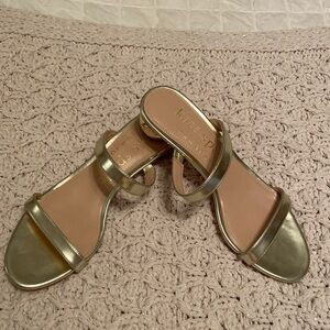 Kate Spade New York Palm Springs Gold Sandal